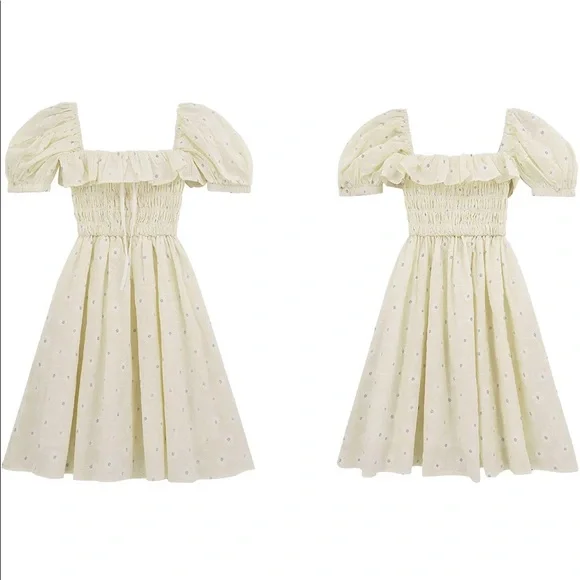 Beige floral dress - Picture 2 of 3